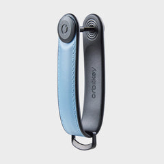Leather/Hybrid Key Organiser - Lake Blue