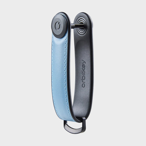 Leather/Hybrid Key Organiser - Lake Blue