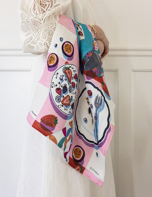 Passionfruit Pavlova Tea Towel