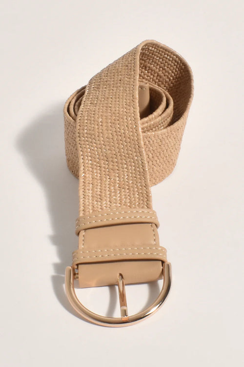 Peta Stretch Belt - Natural