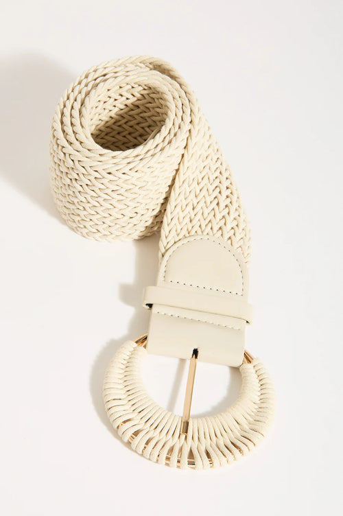 Plaited Belt - Stone