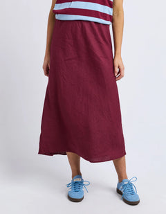 Eleni Skirt - Plum