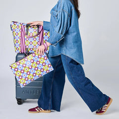 Zip Medium Tote - Mosaic