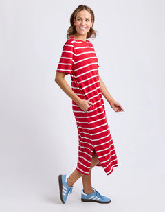 Crimson Tee Dress
