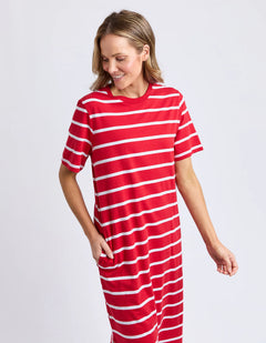 Crimson Tee Dress