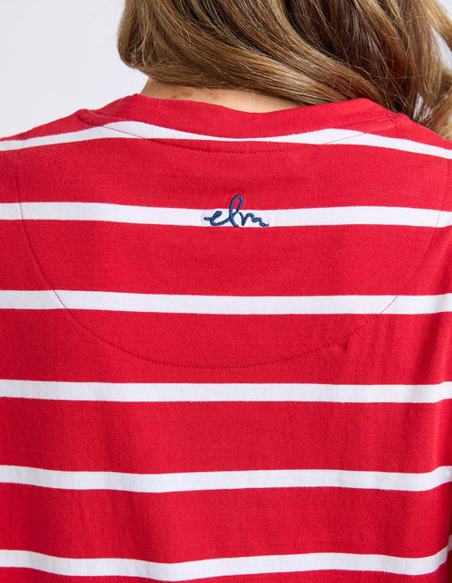 Crimson Tee Dress