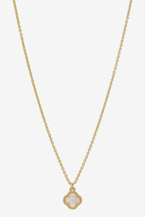 Reign Mother of Pearl Necklace - Gold