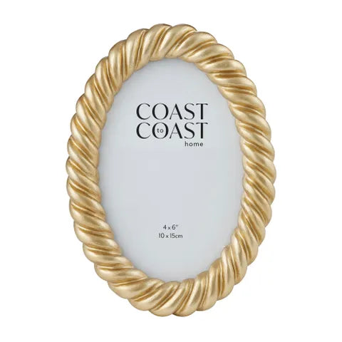 Resin Photo Frame - Gold