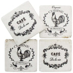 Rooster Cuisine S/4 Coasters