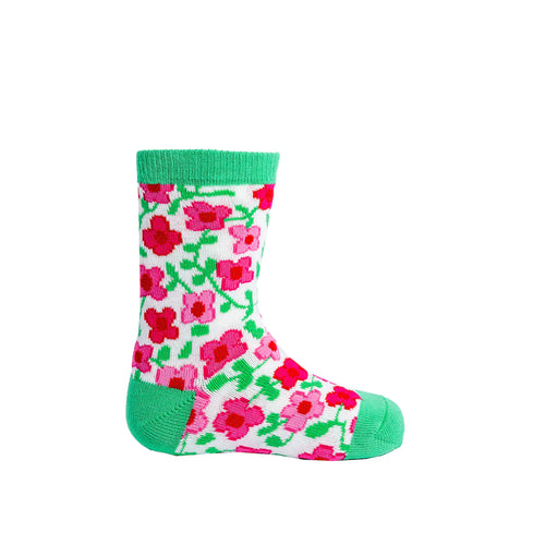 Twigseeds Socks - Ruby loves Flowers 2-4yo