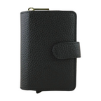Belle Leather Wallet - Black