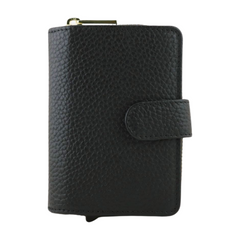 Belle Leather Wallet - Black