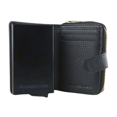 Belle Leather Wallet - Black