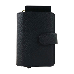 Belle Leather Wallet - Black