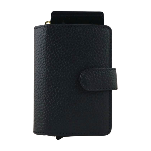 Belle Leather Wallet - Black
