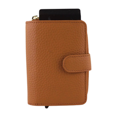 Belle Leather Wallet - Tan