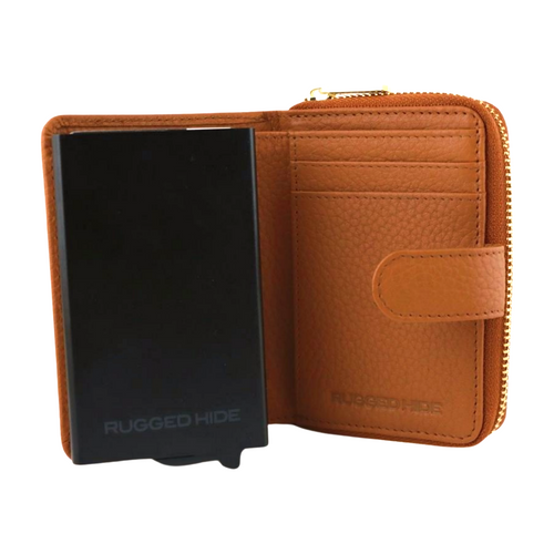 Belle Leather Wallet - Tan