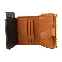 Belle Leather Wallet - Tan