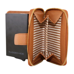 Belle Leather Wallet - Tan