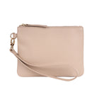 Carlota Leather Pouch - Beige