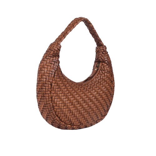 Windsor Woven Handbag - Oak