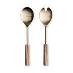 Samara Gold Salad Server Set