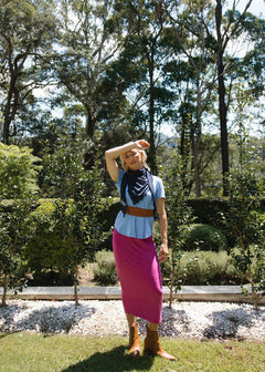 Sassoon Scarf Bamboo&Cashmere - Navy