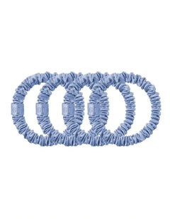 Slip Skinny Scrunchies - Cornflower Blue