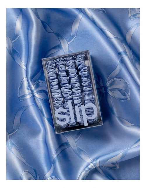 Slip Skinny Scrunchies - Cornflower Blue