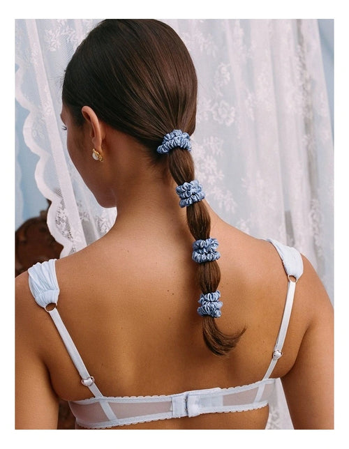 Slip Skinny Scrunchies - Cornflower Blue