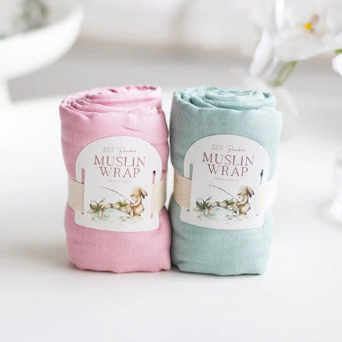Tiny Wonders Muslin Wrap - Sage