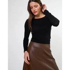 Monroe Skirt - Cocoa