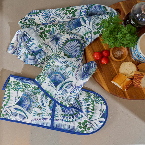 Linen Tea Towel - Bush Botanical