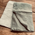Linen Tea Towel - Sage