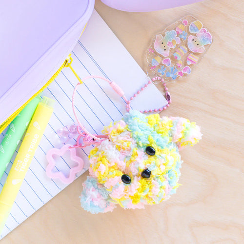 Bag Charm Kit - Fluffy Dog