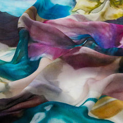 Tina Print Scarf - Modal/Silk