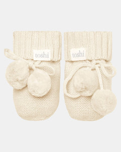 Organic Booties - Feather