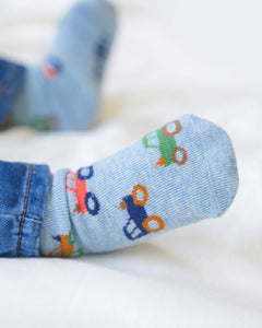 Organic Socks - Tiny Tractors