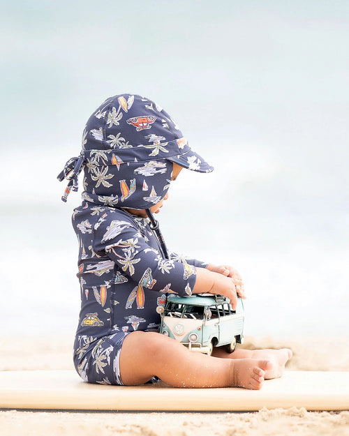 Swim Onesie - Surf Twilight