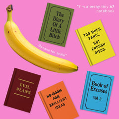 Hard Cover Tiny Notebook - I'm The Problem, It's Me