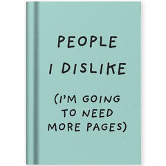 Hard Cover Tiny Notebook - People I Dislike