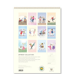 Vevoke Medium Wall Calendar - Artbeat