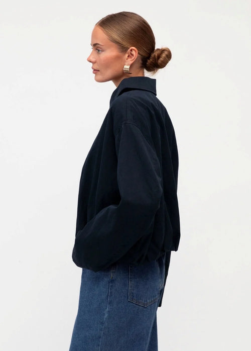 Daily Bomber Jacket -Navy