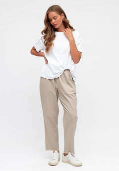 Easy Tuck Tee - White