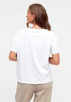 Easy Tuck Tee - White