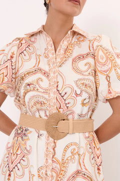 Wide Stretch Belt - Camel
