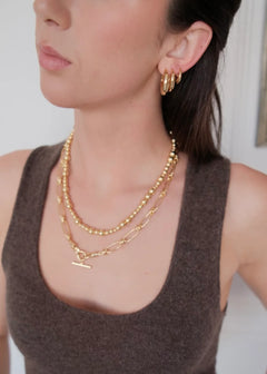 Cleo Hoop Medium - Gold