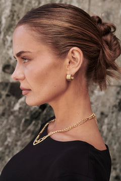 Jade Hoop - Gold