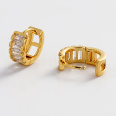 Kira Huggie - Gold / Clear