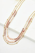 Addison Necklace - Blush